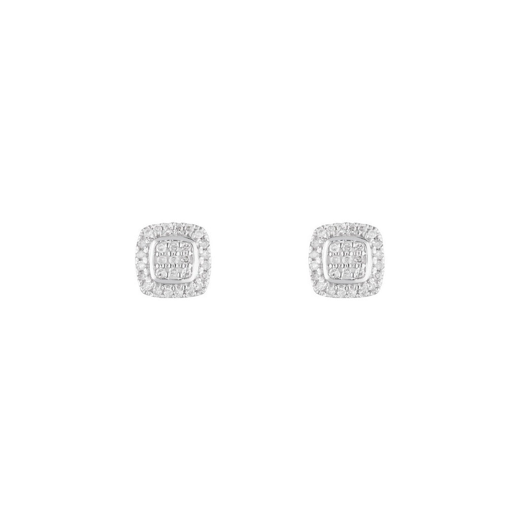 Pendientes “Dulce Ilusión” Diamantes 0.15/58 – Oro Blanco 375/1000