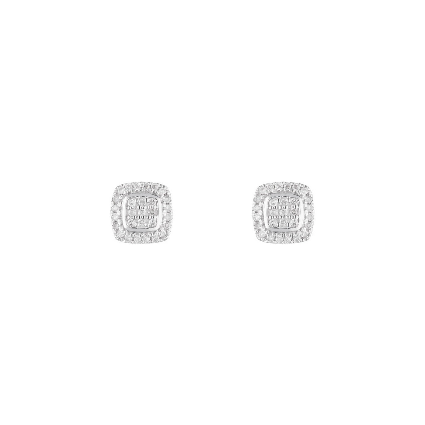 Pendientes “Dulce Ilusión” Diamantes 0.15/58 – Oro Blanco 375/1000