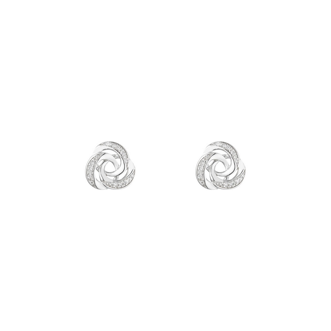 "Torn" Diamond Earrings 0.1/48 - 375/1000 White Gold