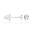 Pendientes "Idylle" Diamantes 0.07/18 - Oro blanco 375/1000