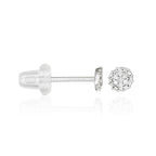 Pendientes "Idylle" Diamantes 0.07/18 - Oro blanco 375/1000