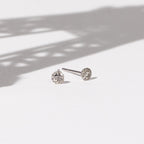 Pendientes "Idylle" Diamantes 0.07/18 - Oro blanco 375/1000