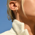 "Maya Creole" Diamond Earrings 0.15/58 - 375/1000 Yellow Gold