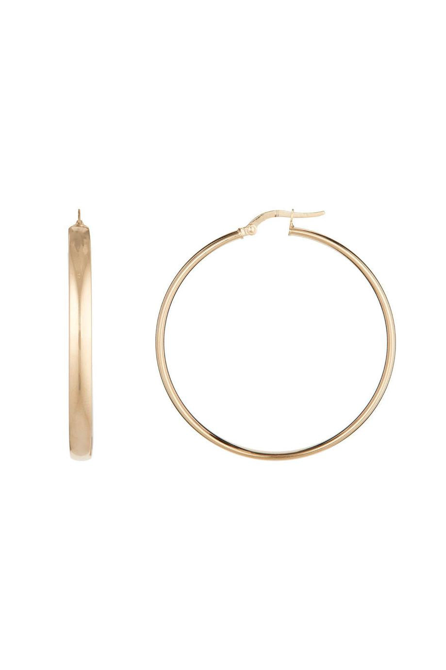“Santa Hoop Earrings 40 Mm”