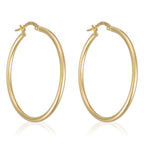 Pendientes de aro "Oro" - Diámetro 30 mm Oro amarillo 375/1000