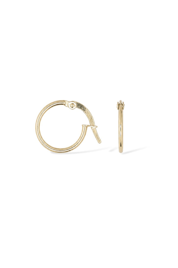 Boucles D'Oreilles "Créoles Monoe 10Mm" Or Jaune 375/1000