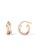 Boucles D'Oreilles Créoles "Enchanteresse" 1,2 Cm