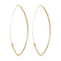 Boucles D'Oreilles "Créoles Goutte" 6*3 Cm Or Jaune