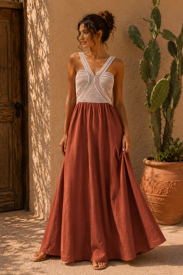 Robe Paros - Terracota