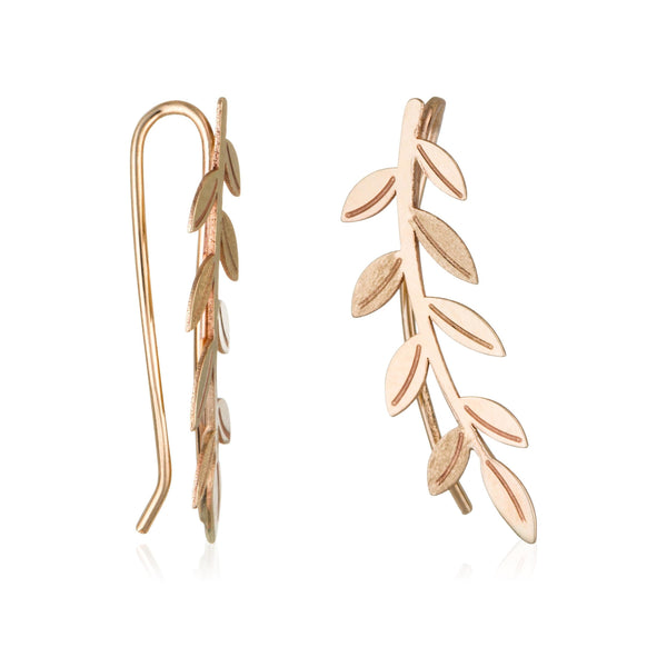 Pendientes “Hojas Doradas” Oro Amarillo 375/1000