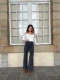 Elenette Jeans Charcoal Gray