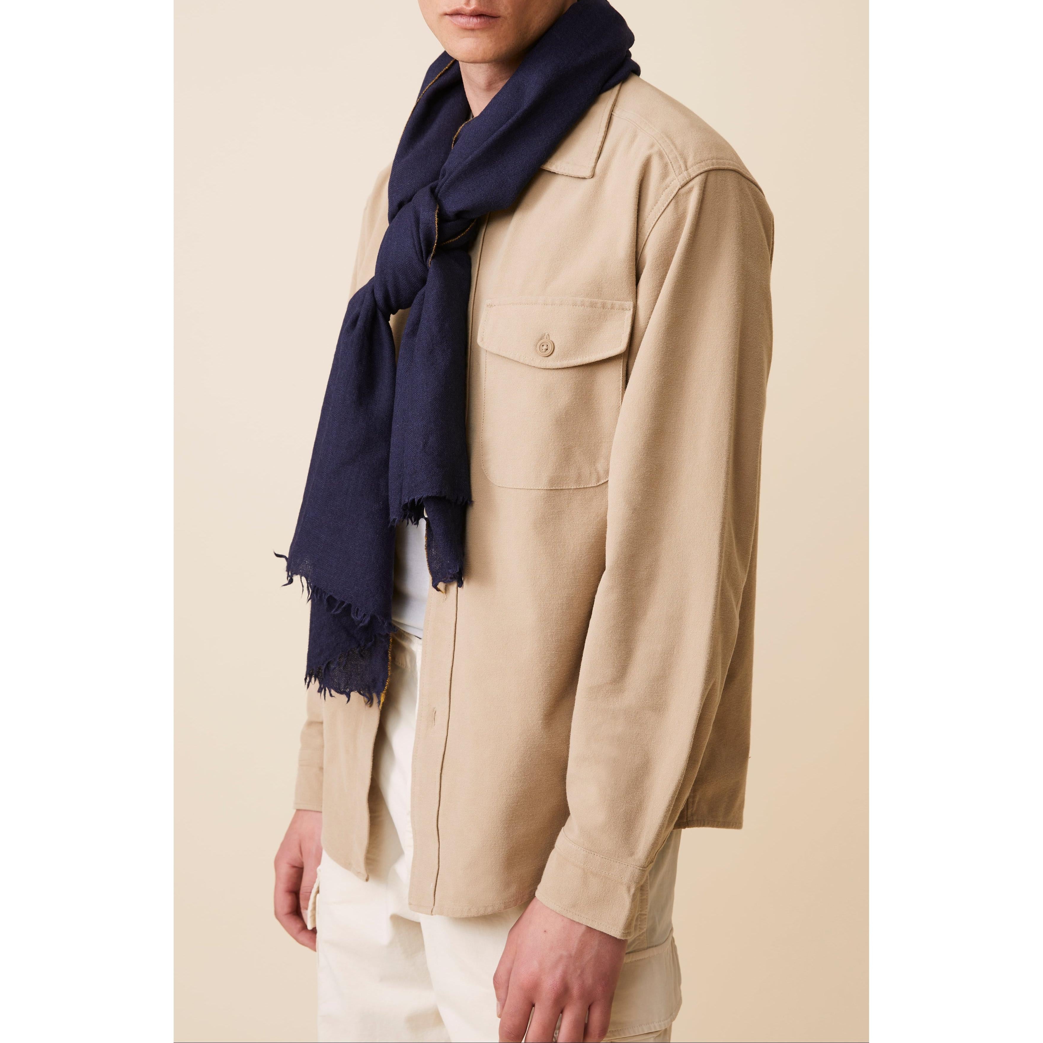 Echarpe N°100 - Navy Blue