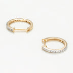 Boucles D'Oreilles "Sofia" Diamants 0,13/28 - Or Jaune 375/1000