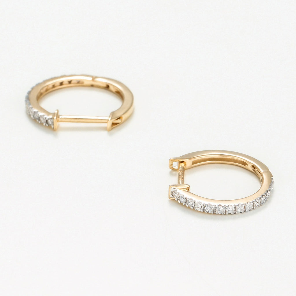 Ohrringe "Sofia" D0,13/28 – 375/1000 Gelbgold
