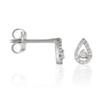 “Naïa” Diamond Earrings 0.08/34 – 375/1000 White Gold