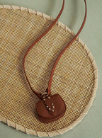 EDRO STUDDED EARPHONE HOLDER PETITE MENDIGOTE
