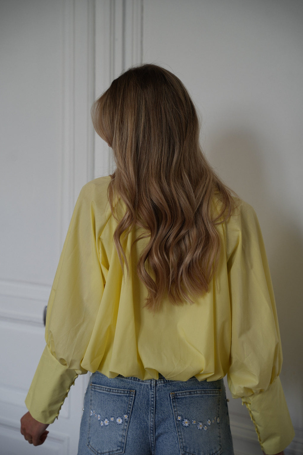Blouse Ballon Alice - Jaune