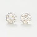 "Kamilla" Earrings D0.11/56 Sw0.148/14 - 375/1000 Yellow Gold