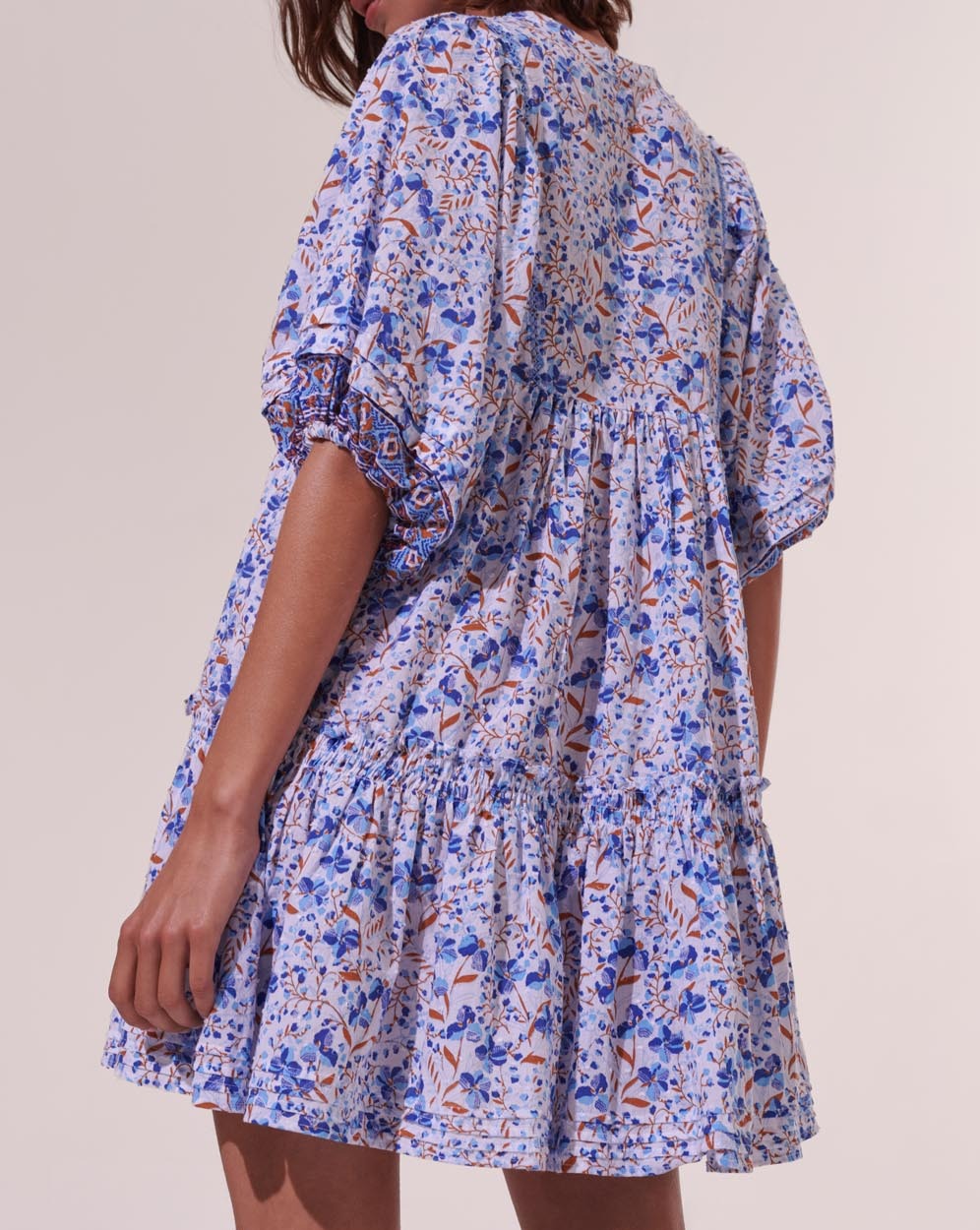 Vestido Corto Aria - Sky Mini Jonquille - Mujer