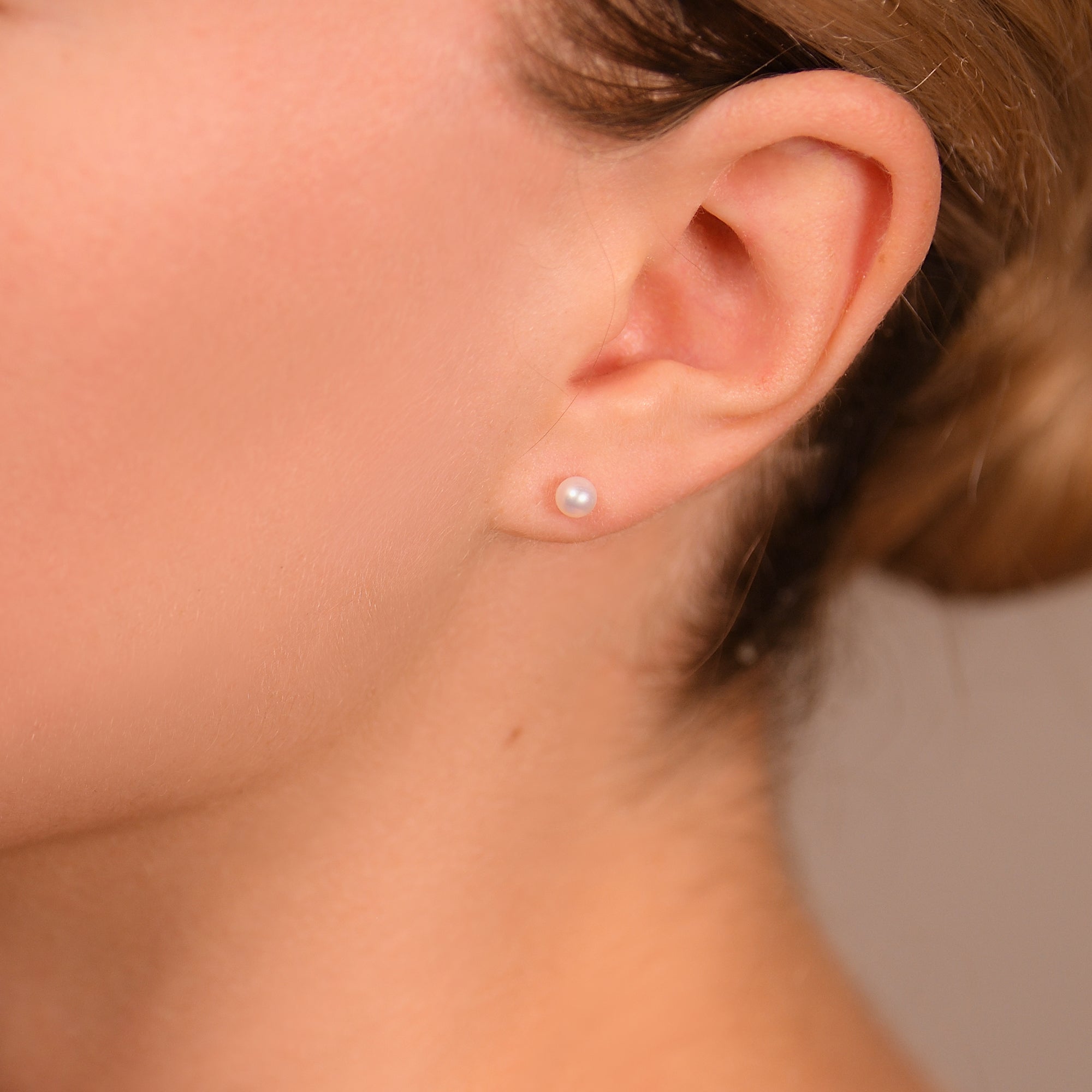 Pendientes “My Pearl” Oro Blanco 375/1000 Perlas Blancas
