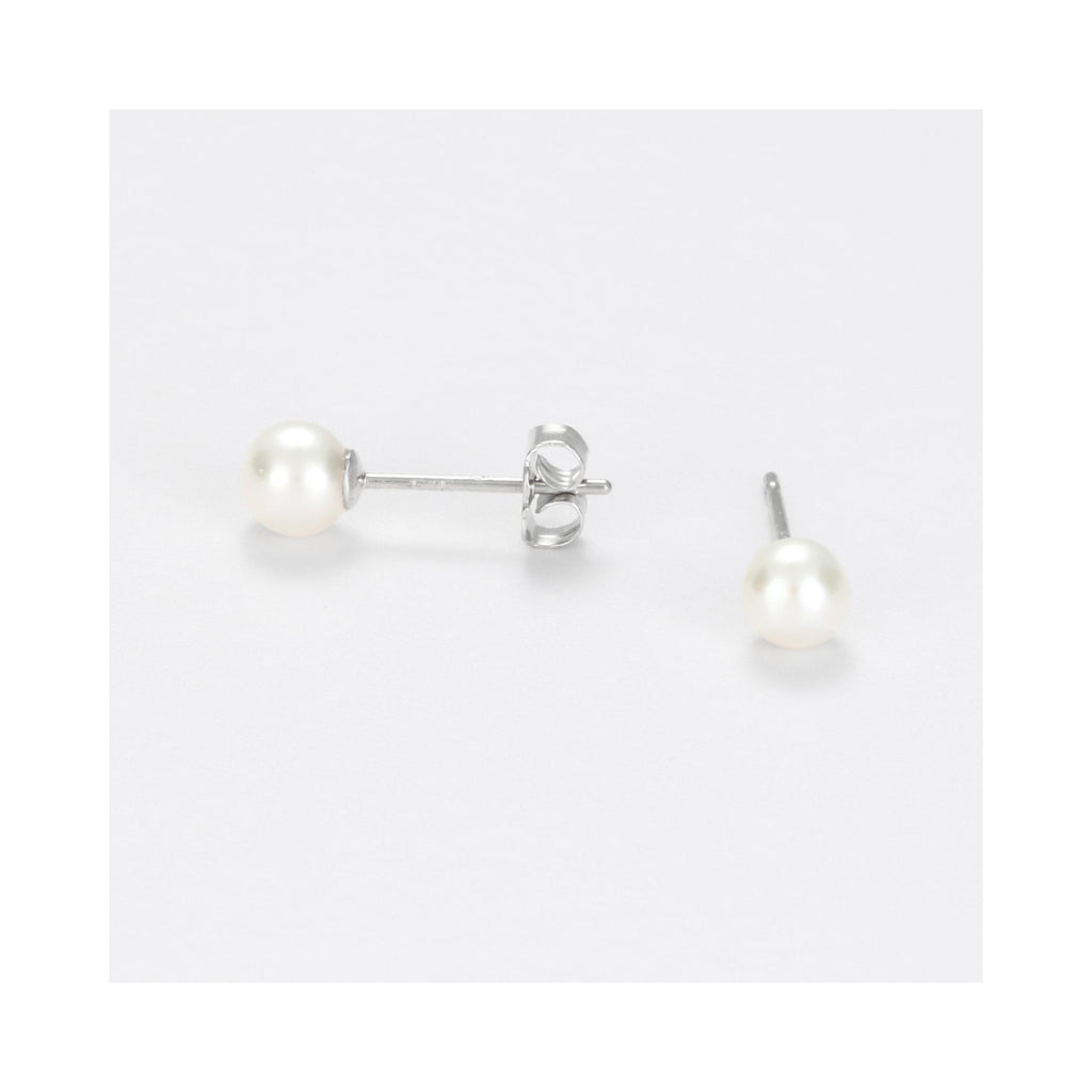 Pendientes “My Pearl” Oro Blanco 375/1000 Perlas Blancas
