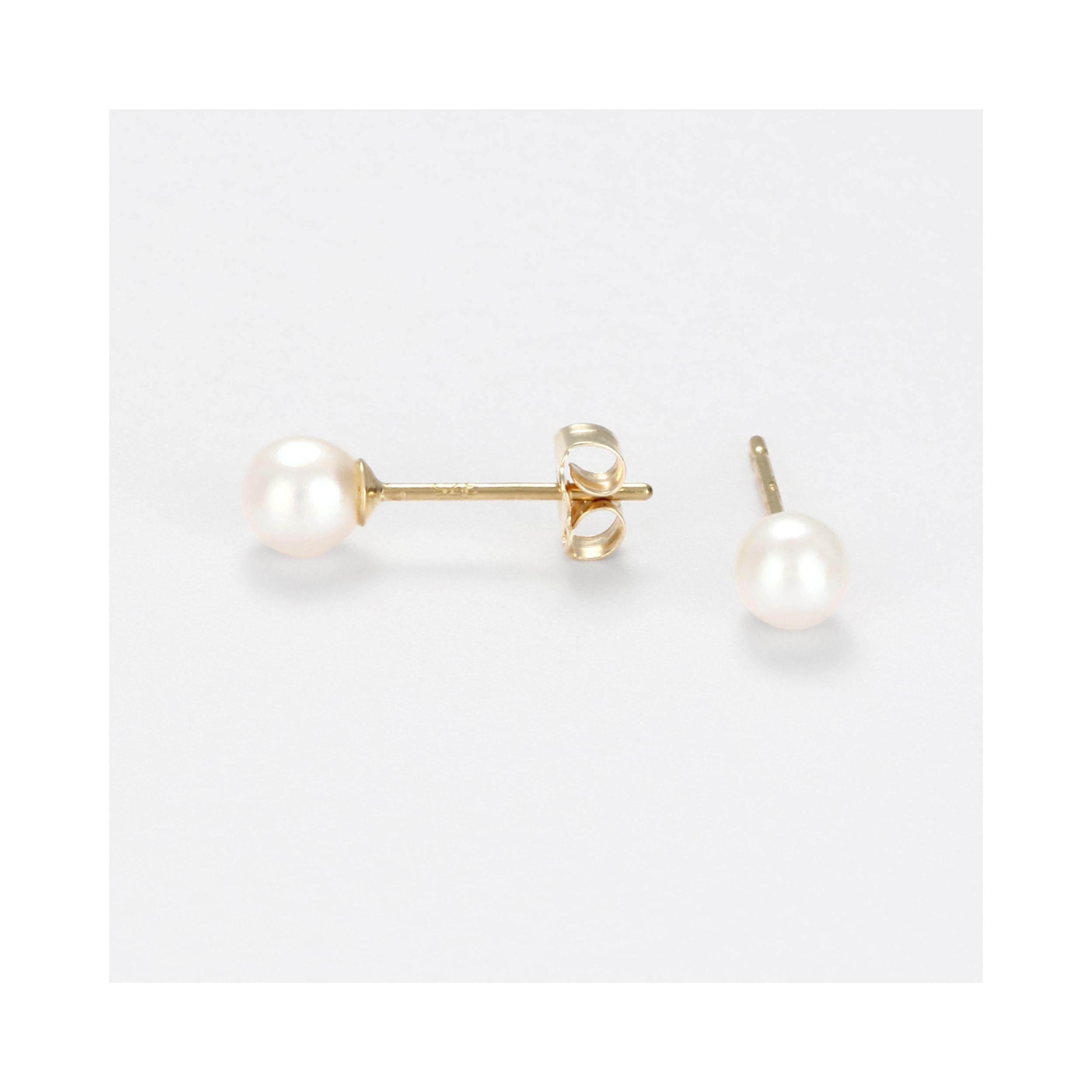 Pendientes “My Pearl” Oro Amarillo 375/1000 Perlas Blancas