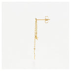 Earrings " Dangling Stars " - Yellow Gold 375/1000