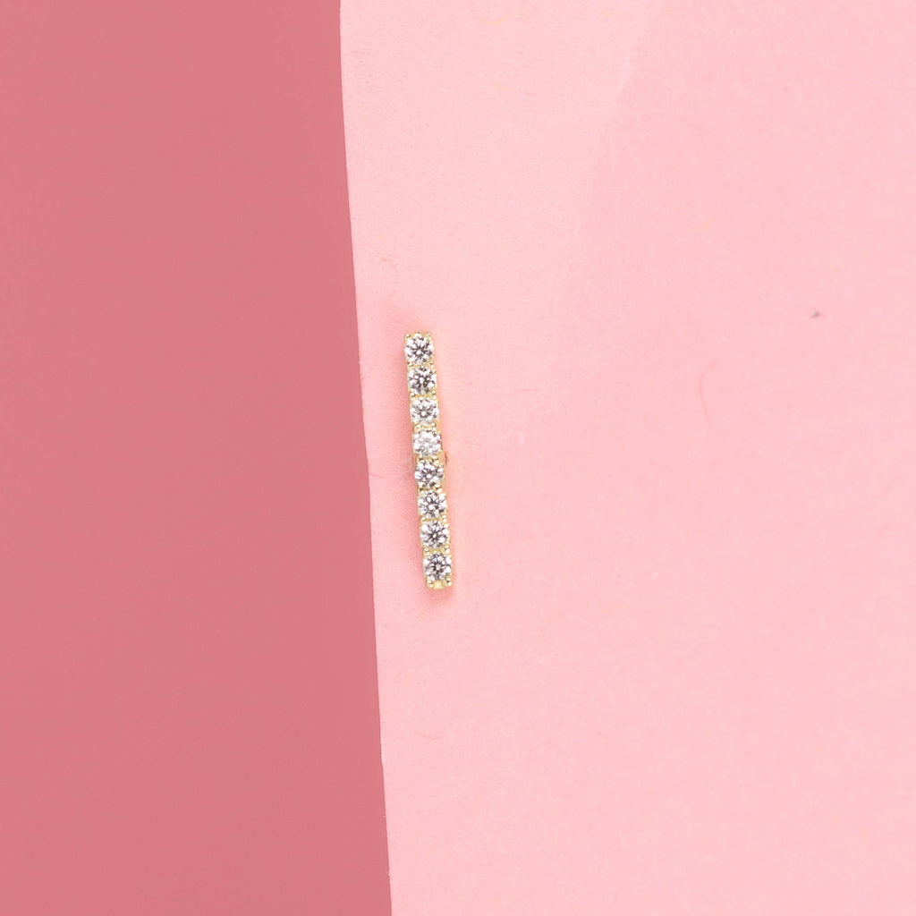 Bijou Cartilage Unitaire "Lena" - Or Jaune 375/1000
