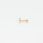 Unitary Cartilage Jewel "Golden Moon" - 375/1000 Yellow Gold