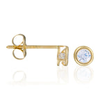 Pendientes "Philtre D'Amour" - Oro Amarillo 375/1000 y Circonio