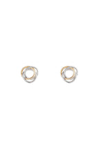 “Crusade” Earrings Yellow Gold And White Gold 375/1000