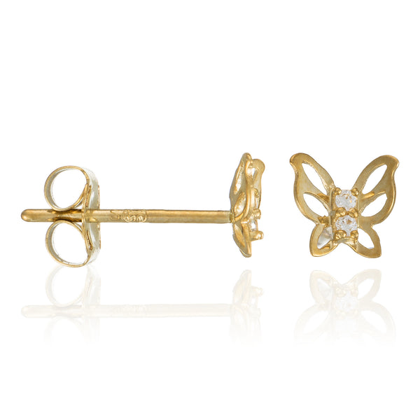Boucles D'oreilles "Ilumination" Or Jaune 375/1000 et Zirconium