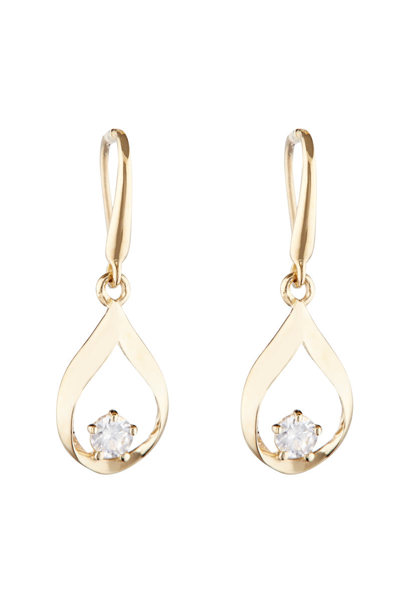 Pendientes “Precious Drop” Oro amarillo 375/1000