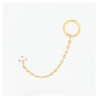 Single Earring "Arsol" - Yellow Gold 375/1000