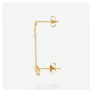 Boucle D'Oreille Unitaire "Arsol" - Or Jaune 375/1000
