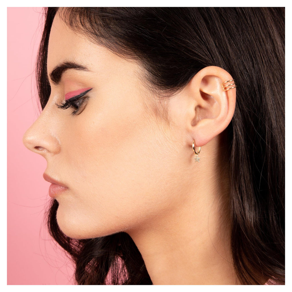 Boucle D'Oreilles "Isis" - Or Jaune 375/1000