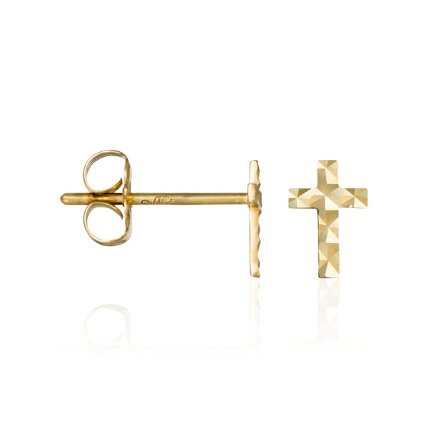 Pendientes “Fe” Oro amarillo 375/1000