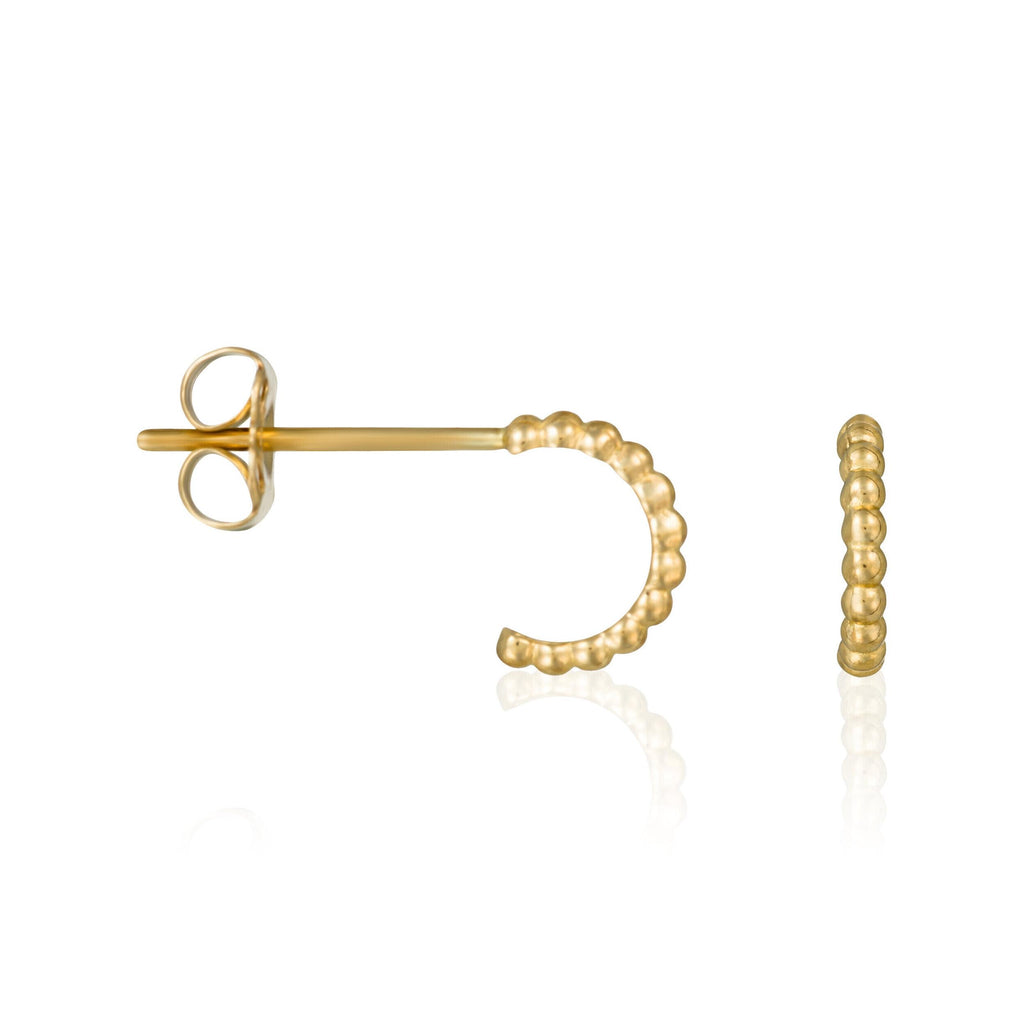 Pendientes “Medio Círculo” Oro Amarillo 375/1000