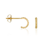 Pendientes “Medio Círculo” Oro Amarillo 375/1000