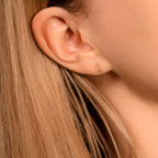 Pendientes “Medio Círculo” Oro Amarillo 375/1000