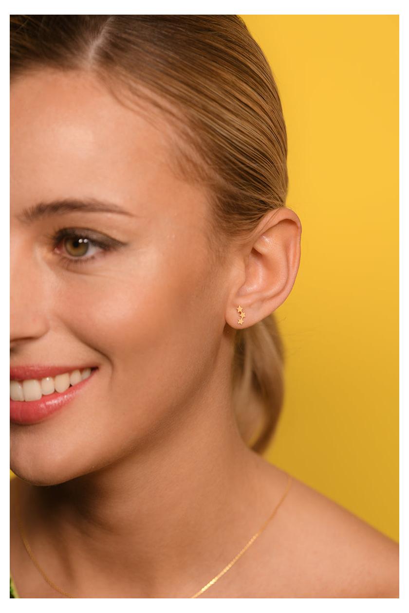 Pendientes "Andromède" - Oro Amarillo 375/1000