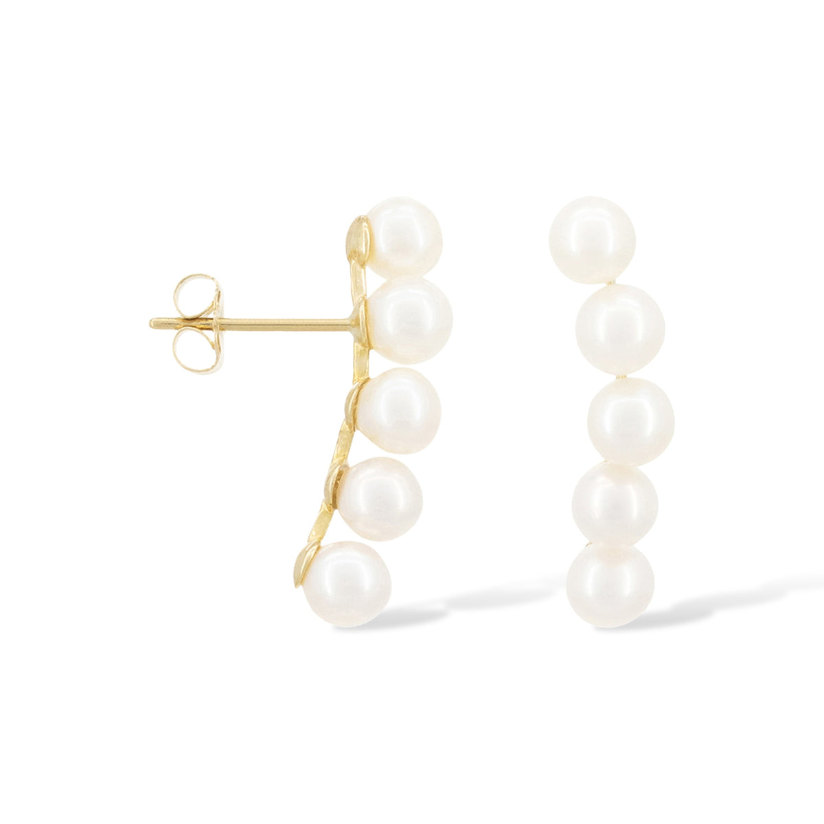Boucle D'Oreilles Perle Grimpantes