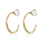 Pendientes “Arc Brillant” Oro amarillo 375/1000