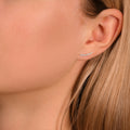 “Climbing Wonders” Earrings 375/1000 White Gold