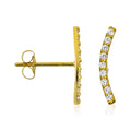 Boucles D'Oreilles "Merveilles Grimpantes" Or Jaune 375/1000