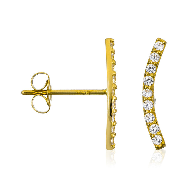 Boucles D'Oreilles "Merveilles Grimpantes" Or Jaune 375/1000