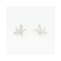 Boucles D'Oreilles "Envolée" Or Blanc 375/1000