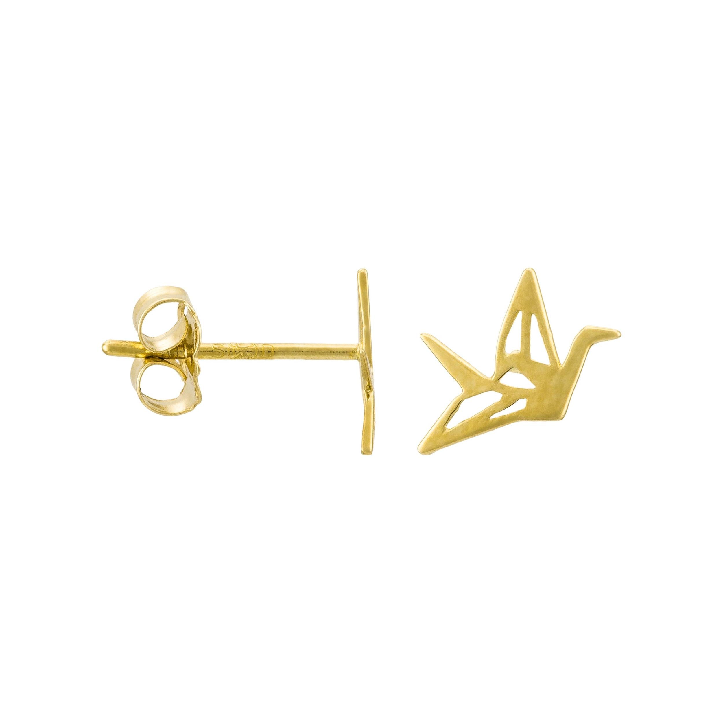 “Envolée” Earrings 375/1000 Yellow Gold