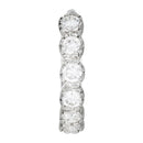 Boucles D'Oreilles "Luminous" - Or Blanc 375/1000 Et Zirconium