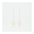 Yellow Gold “Imaginary Circles” Earrings